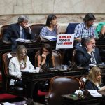 “A heated debate unfolds in Argentina’s legislative chambers over Milei’s comprehensive economic reform bill”